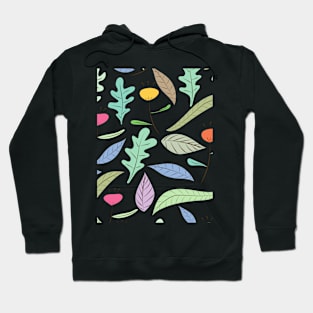 Leaf pattern Hoodie